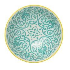 Mikasa Yellow And Blue Geo Nibble Bowl 12cm
