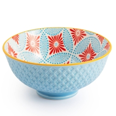 Mikasa Blue Mosaic Nibble Bowl 12cm