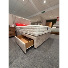 Acacia King Size 2 Drawer Set Inc Headboard (Bury St Edmunds)