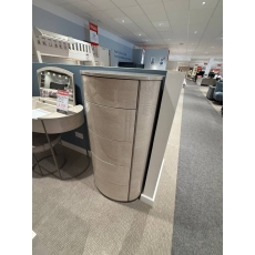 Romeo Ivory 5 Drawer Tall boy (Bury St Edmunds)