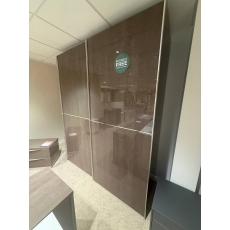Havana Silver Birch 2 Door Sliding Wardrobe (Bury St Edmunds)