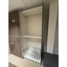 Havana Silver Birch 2 Door Sliding Wardrobe (Bury St Edmunds)