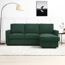 Mickey Corner Sofa Bed Green