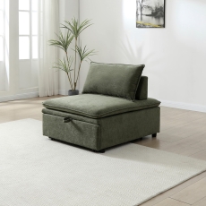 Ralph Single Seat Sofa Bed Olive