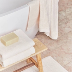 Torres Novas Luxus Terry Combed Cotton Towel Natural