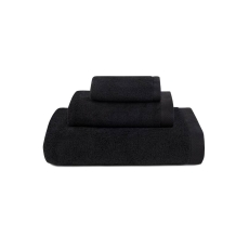 Torres Novas Luxus Terry Combed Cotton Towel Caviar Black