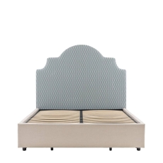 Windsor Ottoman Bed Green Ikat Arrow