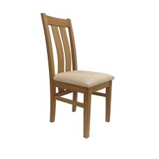 Elio Slat Back Chair Natural