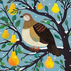 Partridge In A Pear Tree Christmas Cards Pack of 8