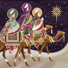 The Three Kings Christmas Cards Pack of 5