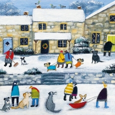 Hitching A Ride Christmas Cards Pack of 5