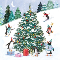 Decorating The Tree Christmas Cards Pack of 8