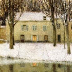 Small Spot By The Water Christmas Cards Pack of 8