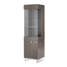 Acton 1 Door Curio Display Cabinet