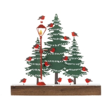 Street Light Robins Block Decoration