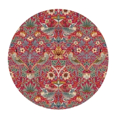 William Morris Arts & Crafts Red Strawberry Thief Tin Plate