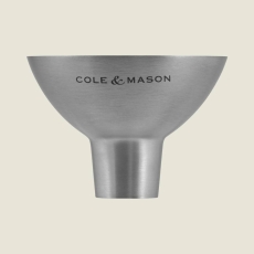 Cole & Mason Dover Stainless Steel Peppercorn Funnel