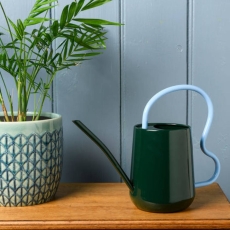 Collector Scalloped Indoor Watering Can Heritage Green