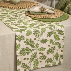 Acorn Pure Linen Table Runner