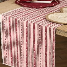 Stockholm Table Runner Red
