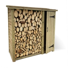 Suffolk Log Store With Tool Storage