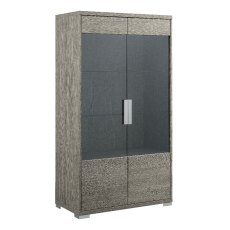 Troston Two Door Curio Display Cabinet