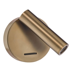 Dar Itala Single Spotlight Antique Bronze LED