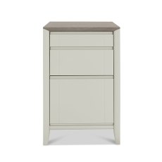 Burnham Filing Cabinet Grey Washed & Soft Grey