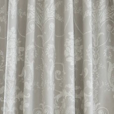 Laura Ashley Josette Readymade Blackout Curtains Dove Grey