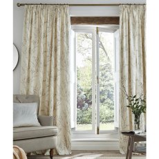 Laura Ashley Pussywillow Pencil Headed Curtains Dove Grey