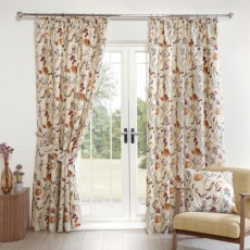 Grove Pencil Headed Curtains Lined Multi