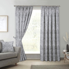 Keswick Pencil Headed Curtains Lined Natural