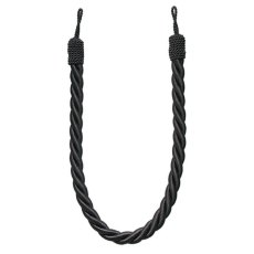 Reef Rope Twisted Tieback Black