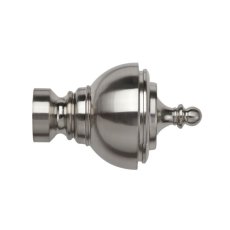 Hareball 28mm Satin Silver Finial
