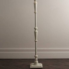 Laura Ashley Tate Wooden Floor Lamp Off White - Base Only