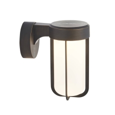 Brushed Bronzed & Frosted Glass Wall Light