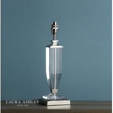 Laura Ashley Carson Polished Nickel & Crystal Table Lamp Medium