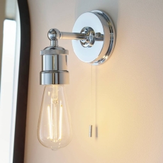 Chrome Plate Wall Light