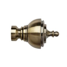 Hareball 28mm Antique Brass Finial