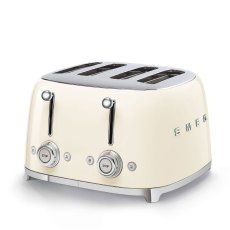 Smeg 50's Style Retro 4 Slice Toaster Cream