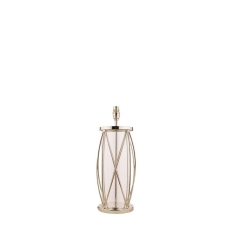 Laura Ashley Beckworth Large Table Lamp Polished Nickel Base Only
