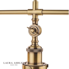 Laura Ashley Isaac Antique Brass 3 light Bar Pendant
