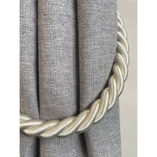Reef Rope Twisted Tieback Cream