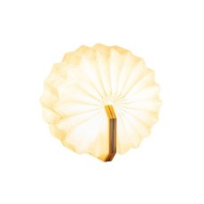 Gingko Smart Accordion LED Lamp Bamboo