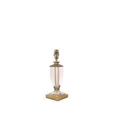 Laura Ashley Carson Antique Brass & Crystal table Lamp Small - Base Only