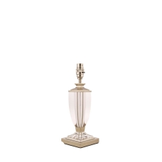 Laura Ashley Carson Polished Nickel & Crystal Table Lamp Small - Base Only