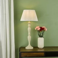Caycee Cream Table Lamp With Shade