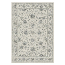 Da Vinci Floral Border Beige Rug
