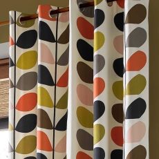 Orla Kiely Multi Stem Eyelet Headed Curtains