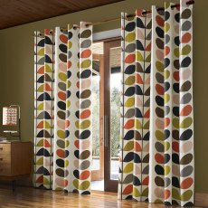 Orla Kiely Multi Stem Eyelet Headed Curtains